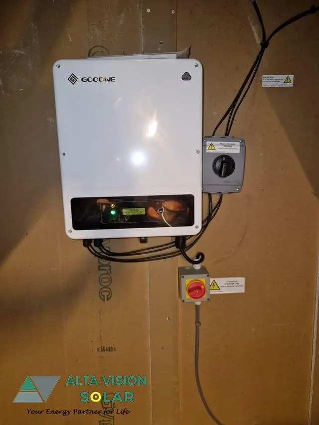 Solar service project by Alta Vision Solar: 3.6kW Inverter Replacement in Romford
