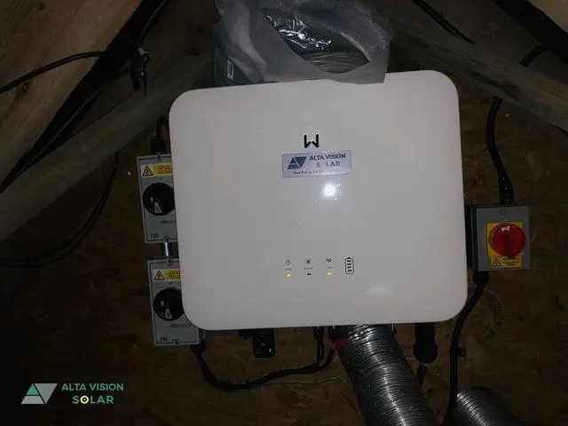 Solar service project by Alta Vision Solar: 5kW System with a 13.5kWh AIO Battery in Bishop's Stortford