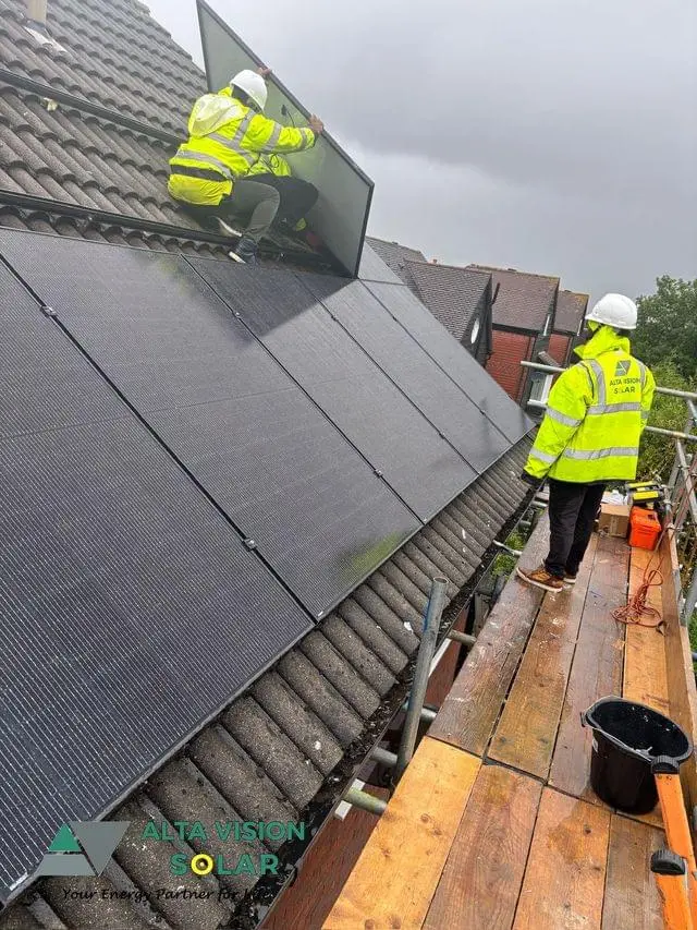 Solar PV project by Alta Vision Solar: 6kW System in London